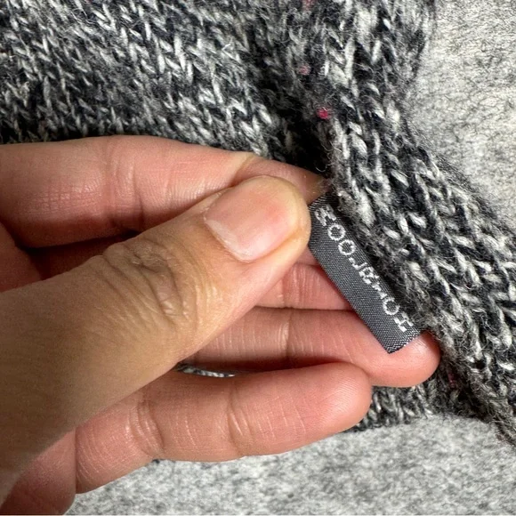 Woolrich Charcoal Gray Half Zip Knit Sweater Outdoor Casual Gorp Core Hiking L - Picture 8 of 14